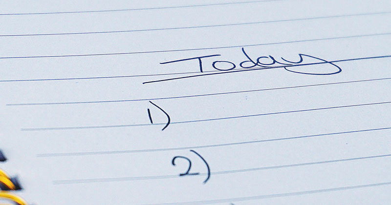 Today's To-Do List